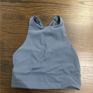 lululemon athletica High Neck Sports Bra - Slate Blue